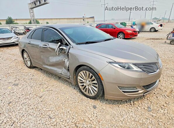 3LN6L2G99GR600233 2016 LINCOLN MKZ Tan Delantero derecho