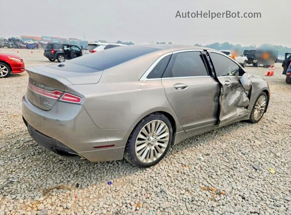 3LN6L2G99GR600233 2016 LINCOLN MKZ Tan Trasero derecho