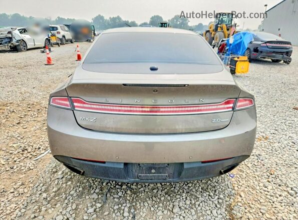 3LN6L2G99GR600233 2016 LINCOLN MKZ Tan Vista trasera