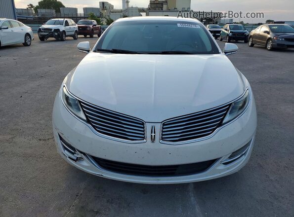 3LN6L2G99GR616965 2016 LINCOLN MKZ Белый Вид спереди