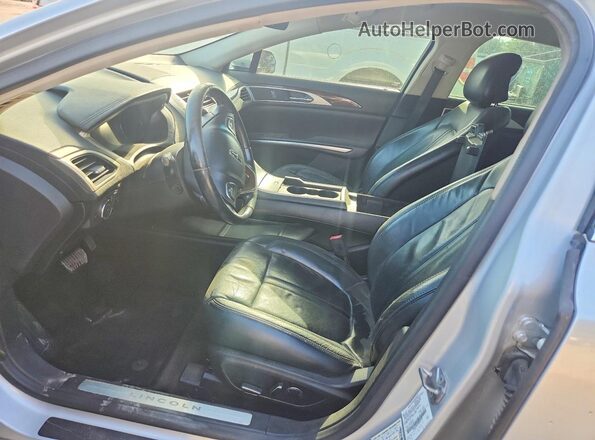 3LN6L2GK2GR606233 2016 LINCOLN MKZ Silver Widok wnętrza z przodu