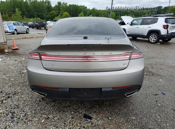 3LN6L2GK5GR607005 2016 LINCOLN MKZ Gray Rear view