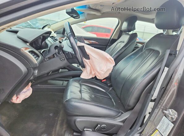 3LN6L2GK9GR631193 2016 LINCOLN MKZ Gray Вид салону спереду