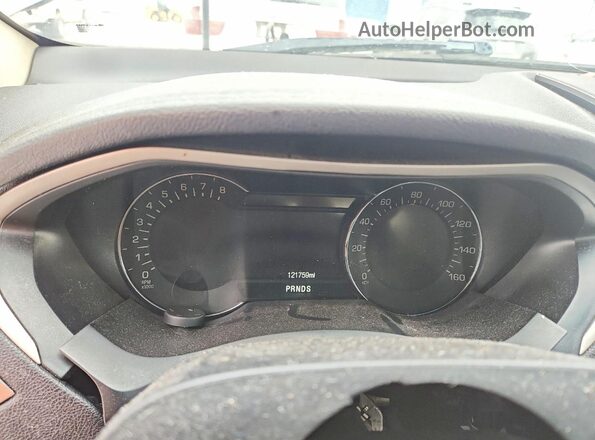 3LN6L2GK9GR631193 2016 LINCOLN MKZ Gray Вид щитка приладів