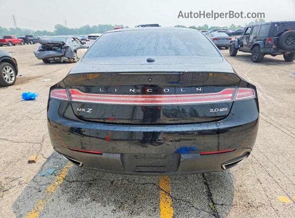 3LN6L2J91GR611588 2016 LINCOLN MKZ Black Հետևի տեսք