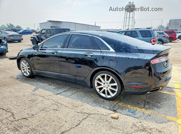 3LN6L2J91GR611588 2016 LINCOLN MKZ Black Հետևի ձախ