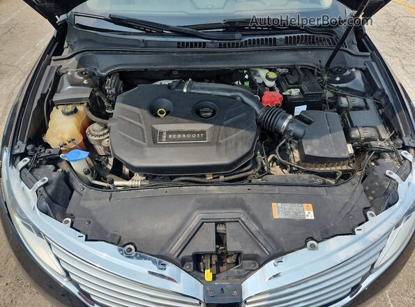 3LN6L2J91GR611588 2016 LINCOLN MKZ Black Սալոնի հետևի տեսք