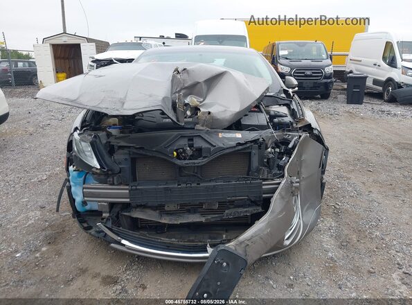 3LN6L2J94GR633665 2016 LINCOLN MKZ Beige Instrument cluster view
