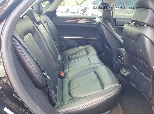 3LN6L2J95GR611917 2016 LINCOLN MKZ Black Հետևի նստատեղերի տեսք