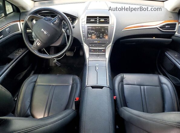 3LN6L2J95GR611917 2016 LINCOLN MKZ Black Առջևի վահանակի տեսք