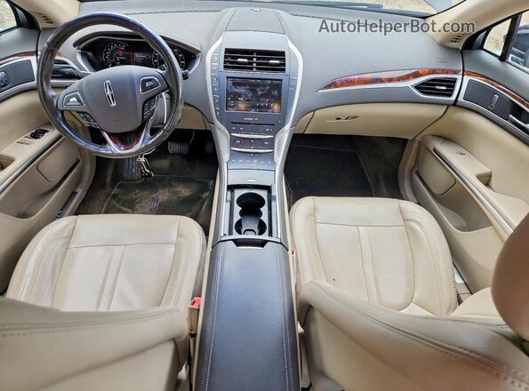 3LN6L2J97GR624653 2016 LINCOLN MKZ Black Vista del salpicadero
