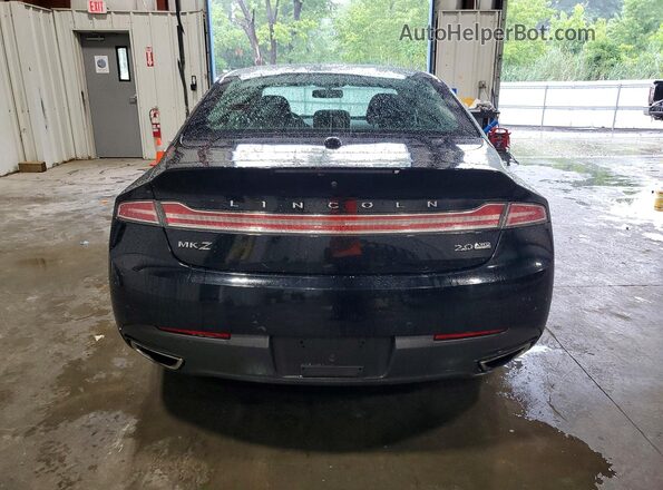 3LN6L2J98GR600152 2016 LINCOLN MKZ Black უკანა ხედი