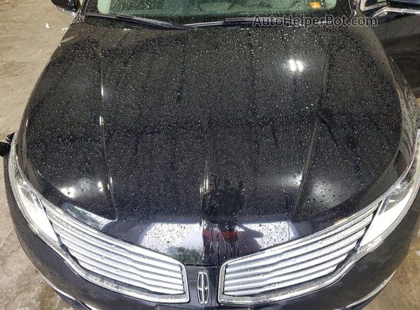 3LN6L2J98GR600152 2016 LINCOLN MKZ Black უკანა სალონის ხედი
