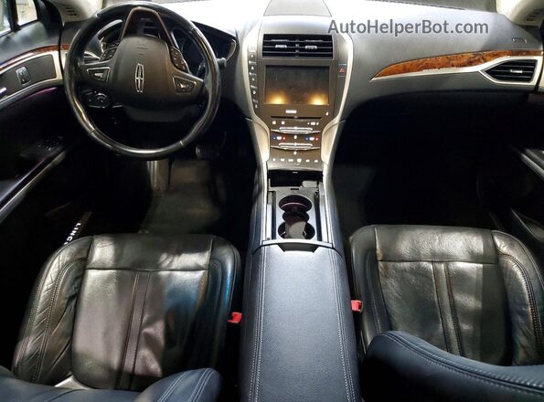 3LN6L2J98GR600152 2016 LINCOLN MKZ Black წინა პანელის ხედი