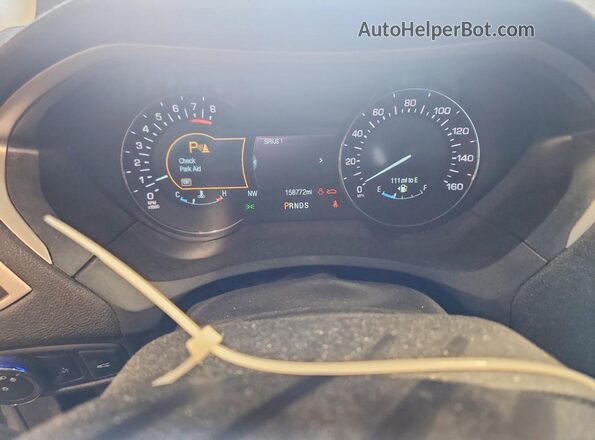 3LN6L2JK1GR615532 2016 LINCOLN MKZ Серый Вид щитка приборов