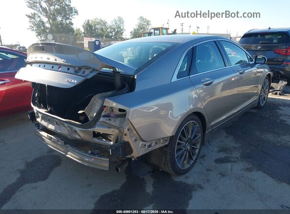 3LN6L2LU2GR623606 2016 LINCOLN MKZ HYBRID Gray Trasero derecho