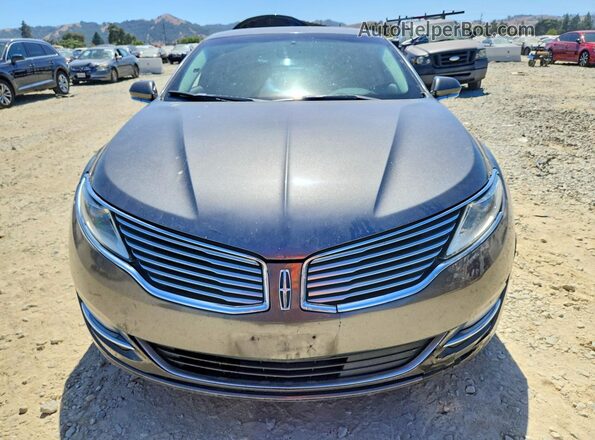 3LN6L2LU2GR630605 2016 LINCOLN MKZ Charcoal Դիմացի տեսք
