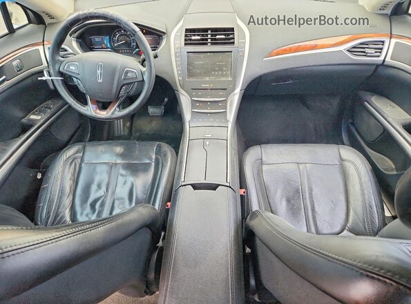 3LN6L2LU2GR630605 2016 LINCOLN MKZ Charcoal Առջևի վահանակի տեսք