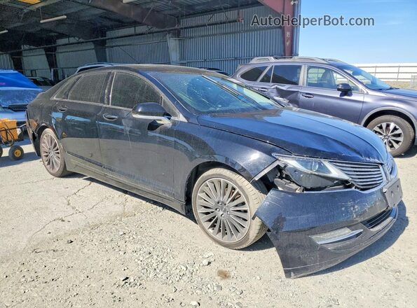 3LN6L2LU3GR608368 2016 LINCOLN MKZ Black Przód prawy