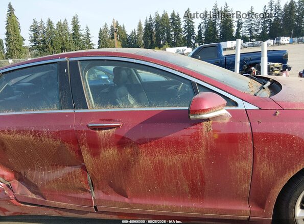 3LN6L2LU5GR631666 2016 LINCOLN MKZ HYBRID Burgundy Vista interior trasera