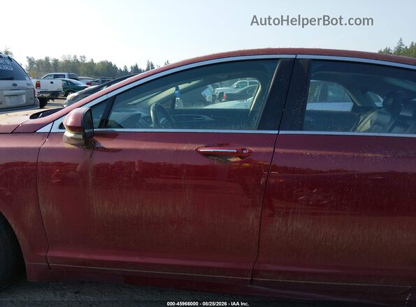 3LN6L2LU5GR631666 2016 LINCOLN MKZ HYBRID Burgundy Vista interior de 360 grados