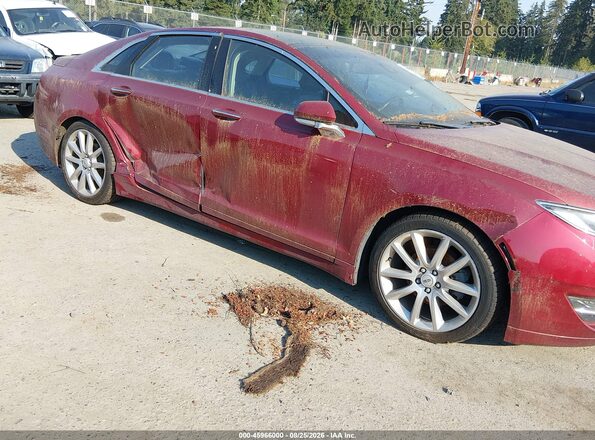 3LN6L2LU5GR631666 2016 LINCOLN MKZ HYBRID Burgundy 