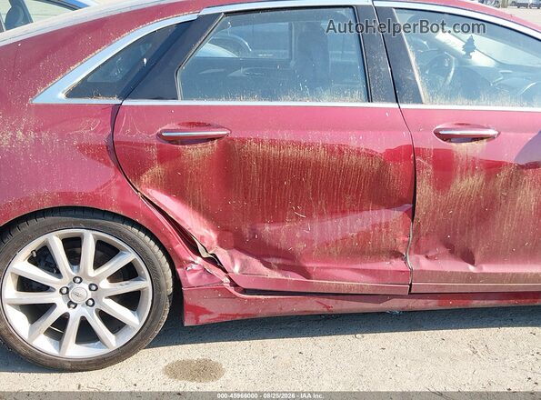 3LN6L2LU5GR631666 2016 LINCOLN MKZ HYBRID Burgundy 