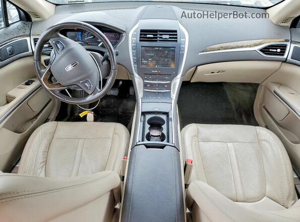 3LN6L2LU7GR611984 2016 LINCOLN MKZ Green Առջևի վահանակի տեսք