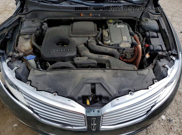 3LN6L2LU7GR611984 2016 LINCOLN MKZ Green Սալոնի հետևի տեսք