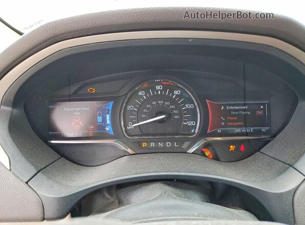 3LN6L2LU7GR611984 2016 LINCOLN MKZ Green Սարքավորումների վահանակի տեսք