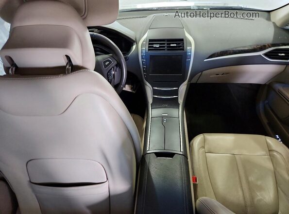 3LN6L2LU7GR630941 2016 LINCOLN MKZ Tan Առջևի վահանակի տեսք