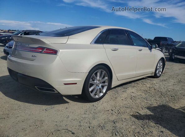3LN6L2LU7GR632513 2016 LINCOLN MKZ Желто-коричневый Задняя правая четверть