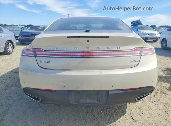 3LN6L2LU7GR632513 2016 LINCOLN MKZ Желто-коричневый Вид сзади