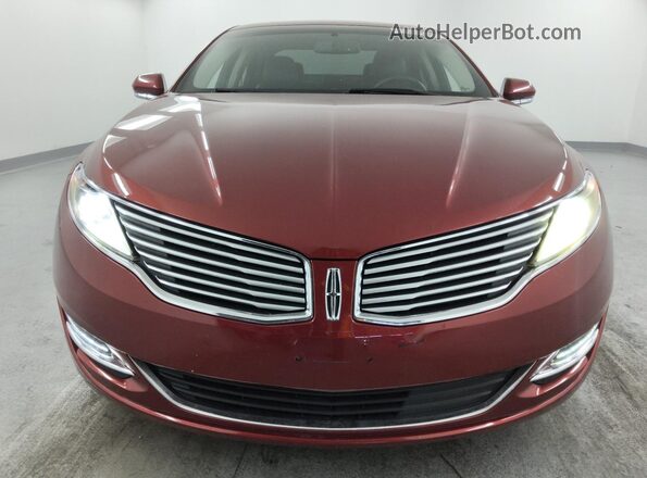 3LN6L2LU7GR634438 2016 LINCOLN MKZ Red 