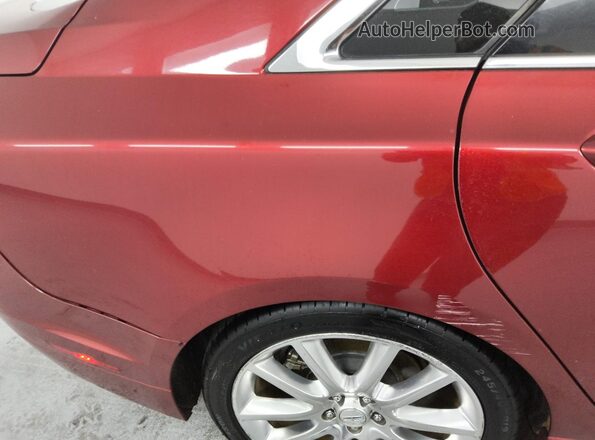 3LN6L2LU7GR634438 2016 LINCOLN MKZ Red 