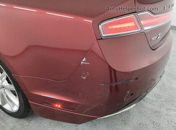 3LN6L2LU7GR634438 2016 LINCOLN MKZ Red 