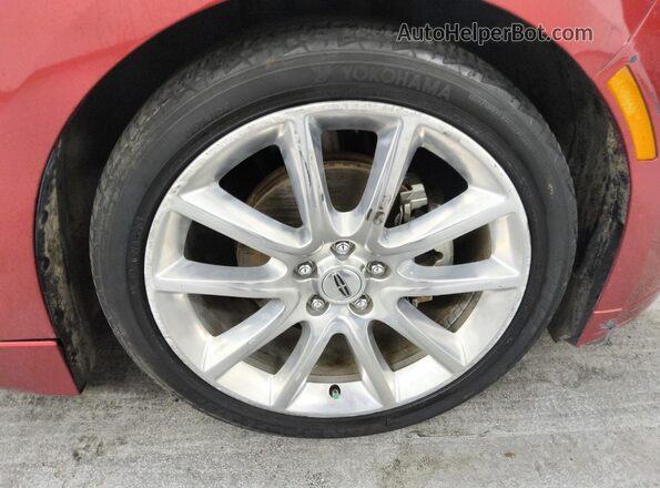 3LN6L2LU7GR634438 2016 LINCOLN MKZ Red 