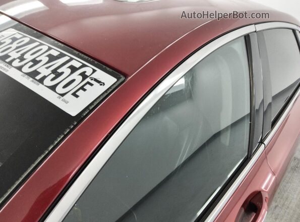 3LN6L2LU7GR634438 2016 LINCOLN MKZ Red 