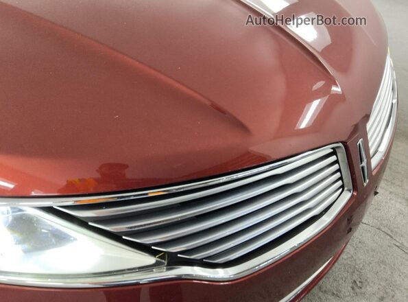 3LN6L2LU7GR634438 2016 LINCOLN MKZ Red 