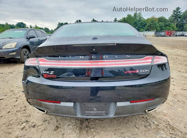 3LN6L2LU8GR603277 2016 LINCOLN MKZ Black Вид ззаду