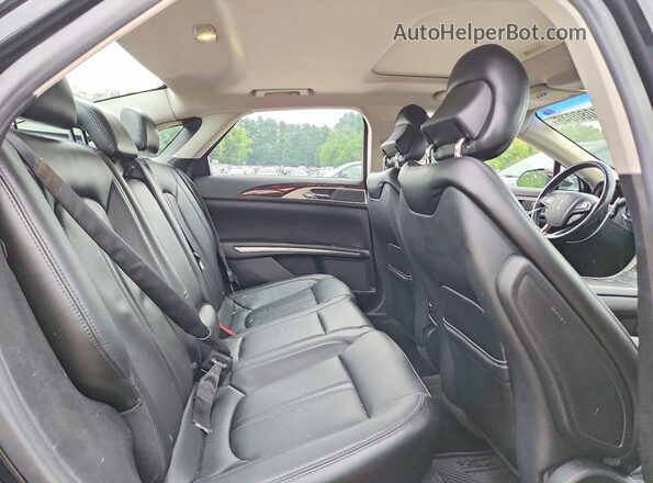 3LN6L2LU8GR603277 2016 LINCOLN MKZ Black Вид задніх сидінь