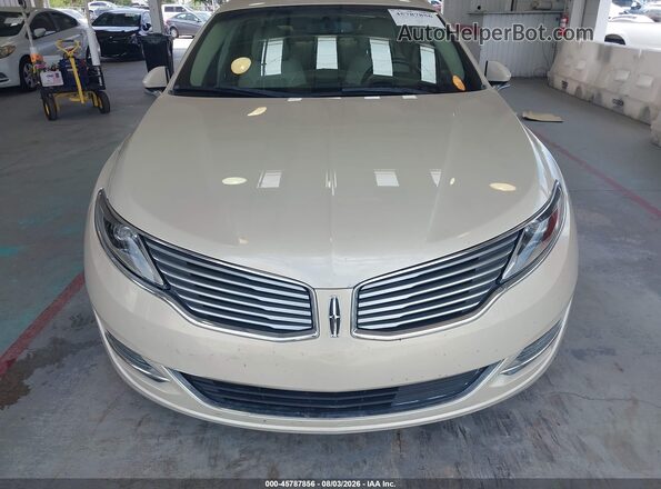 3LN6L2LU9GR620427 2016 LINCOLN MKZ HYBRID Cream Սարքավորումների վահանակի տեսք