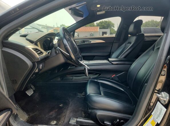 3LN6L5A90HR614128 2017 LINCOLN MKZ Black Vista interior delantera