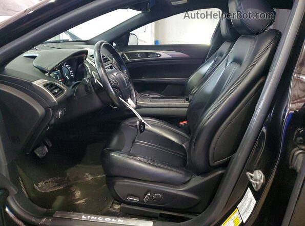 3LN6L5A94LR614058 2020 LINCOLN MKZ Black Widok wnętrza z przodu