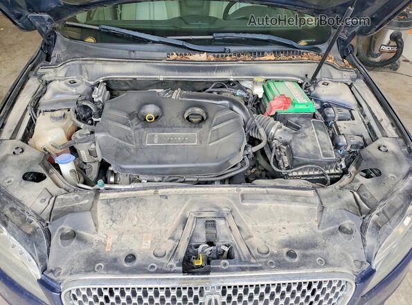 3LN6L5A96HR644640 2017 LINCOLN MKZ Blue Widok wnętrza z tyłu