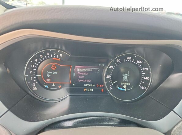 3LN6L5A96LR614496 2020 LINCOLN MKZ Black Widok zestawu wskaźników