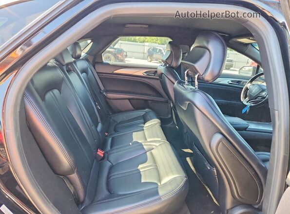 3LN6L5B95JR620530 2018 LINCOLN MKZ Black Vista de los asientos traseros