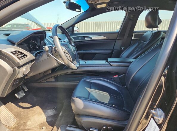 3LN6L5B95JR620530 2018 LINCOLN MKZ Black Vista interior delantera