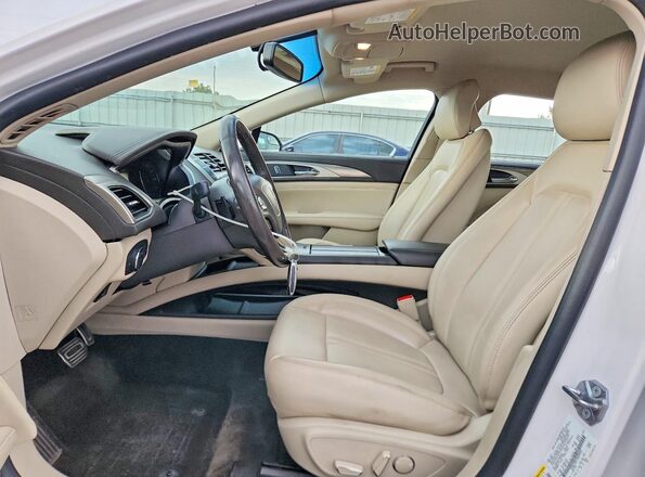 3LN6L5B97JR609920 2018 LINCOLN MKZ White Սալոնի դիմացի տեսք