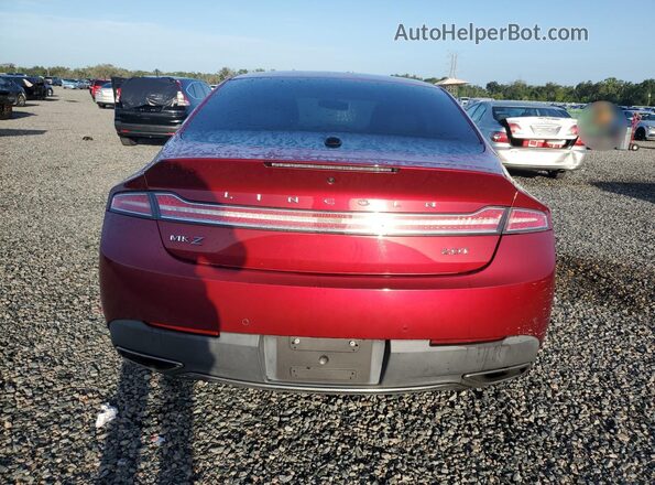 3LN6L5C91HR646048 2017 LINCOLN MKZ Burgundy Вид ззаду